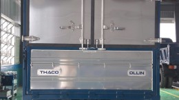 bán xe thaco ollin 500B thùng 4,3m 4,9 tấn máy lạnh cabin, chế độ bảo hành ưu việt
