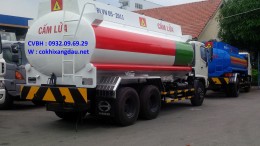 Xe bồn chở xăng dầu Hino 19 khối,Xitec Hino 3 chân 19000lit đóng theo tiêu chuẩn ĐLVN-2017