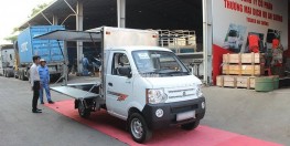 Xe tải DongBen 770Kg thùng cánh dơi hỗ trợ vay vốn cao lên đến 90%