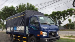 Bán xe Hyundai New Mighty 75S 2o18 thùng mui bạt, khuyến mãi giảm 20 triệu đồng