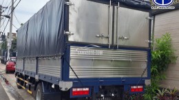 Xe tải HyunDai 7t3 thùng mui bạt dài 6m2.