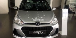 Hyundai I10 1.2 MT Base màu bạc, 330 triệu.Hỗ trợ đăng ký Grab, Taxi,...