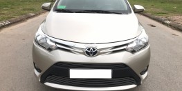 Bán Toyota Vios 1.5E MT đời 2017, màu vàng, giá chỉ 515 triệu