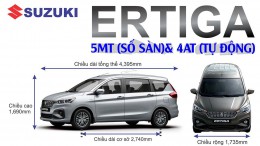 Suzuki Ertiga - Khuyến mãi tháng 7 từ số sàn đến số tự động