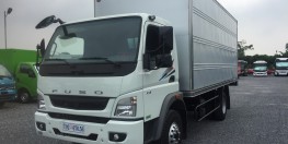 Xe tải 6.2 tấn thùng kín động cơ Mitsubishi thùng dài 6m