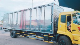 Xe tải chuyên chở cấu kiện điện tử | Dongfeng B180 thùng dài 9M5