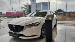 Bán New Mazda 6 Luxury màu trắng giao ngay tại Phố Nối Hưng Yên