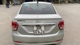 Hyundai Grand i10 1.2MT cuối 2016, màu bạc, nhập khẩu. Bản đủ kịch đồ full Option bóng khí, màn hình theo xe....