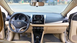 Toyota Vios 1.5E 2018, số tay, màu nâu vàng. 1 chủ mua đi từ mới cứng