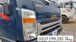 Trả trước 220 triệu nhận xe tải JAC n650  PLUS thùng bạt 