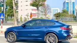 Cần bán BMW X4 xDrive 20i M-Sport model 2021, Màu Xanh Cavansite // nội thất nâu, giá 2.850tr