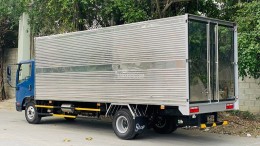 Xe mới xe tải Faw Tiger 8 tấn gồm thùng kín 6m2 lắp  ráp năm 2021