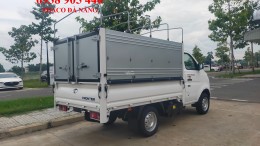  Xe tải nhỏ Thaco TF220 mui bạt trang bị máy lạnh, camera lùi, phanh ABS. Tải trọng 990kg thùng 2m3 tại Đà Nẵng.