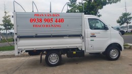  Xe tải nhỏ Thaco TF220 mui bạt trang bị máy lạnh, camera lùi, phanh ABS. Tải trọng 990kg thùng 2m3 tại Đà Nẵng.