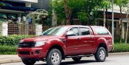 Bán xe Ford Ranger XLS 2.2L 2014, mầu đỏ, giá 375tr