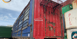 Thanh lý chạm đáy thùng container 45 feet cũ