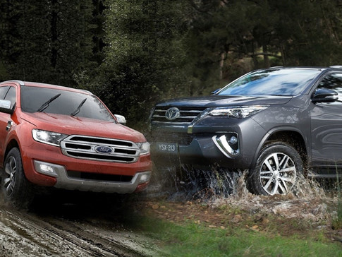 Ford Everest và Toyota Fortuner