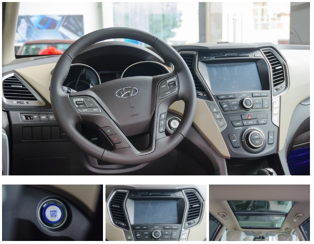 Hyundai SantaFe 2016 và Ford Everest 2016 7