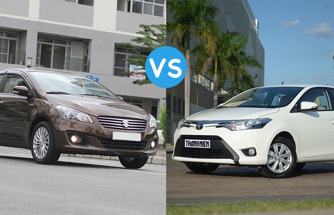 So sánh Suzuki Ciaz và Toyota Vios